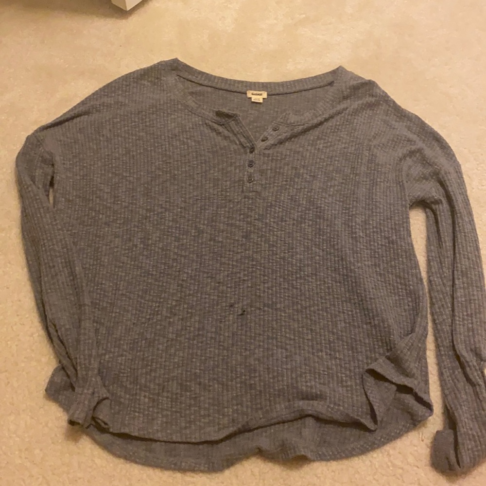 Garage grey long sleeve